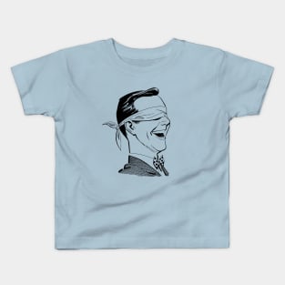 Vintage illustration blindfold Kids T-Shirt